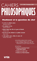Cahiers philosophiques, no 178
